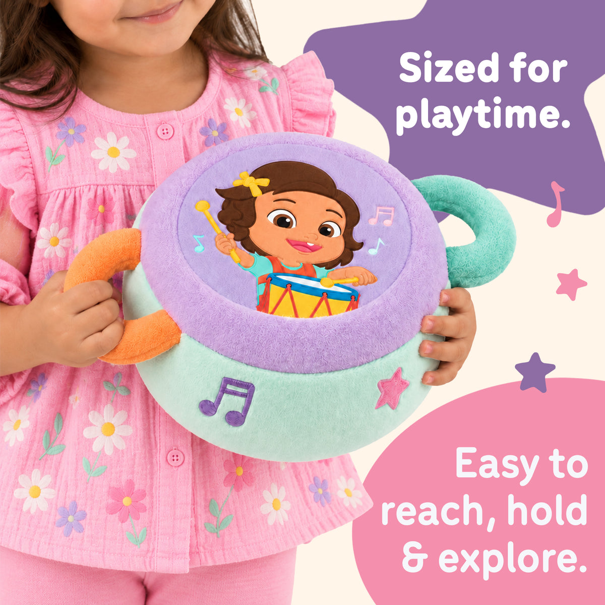 CoComelon Plush Drum – Nina