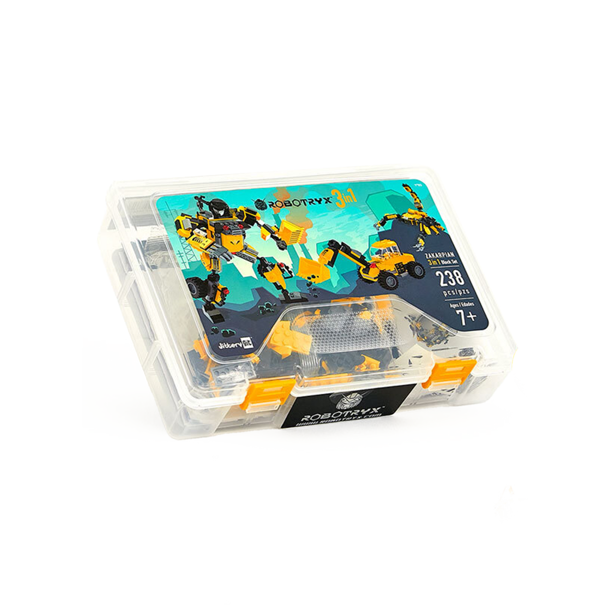 Zakarpian — 3-in-1 Convertible Robot Building Set