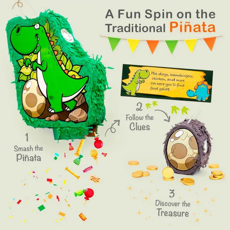 Dino Pinata Treasure Hunt