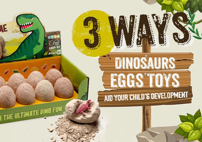 3 ways dinosaur egg toys aid your child’s development
