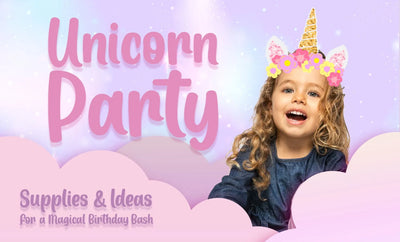 Get these unicorn party supplies & ideas for a magical birthday bash