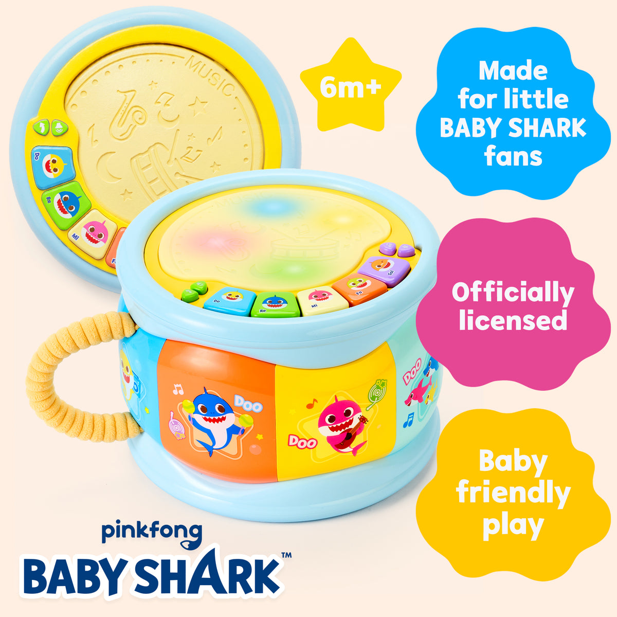 Baby Shark Piano Drum