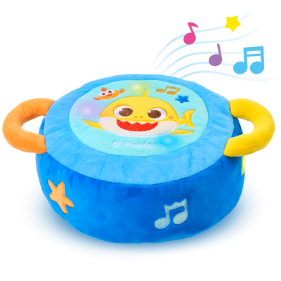 Baby Shark Plush Drum Blue