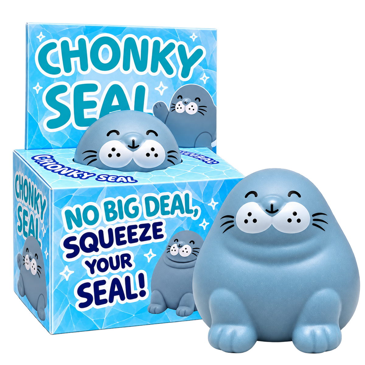 Chonky Seal Squishy – Slow Rise Stress Toy