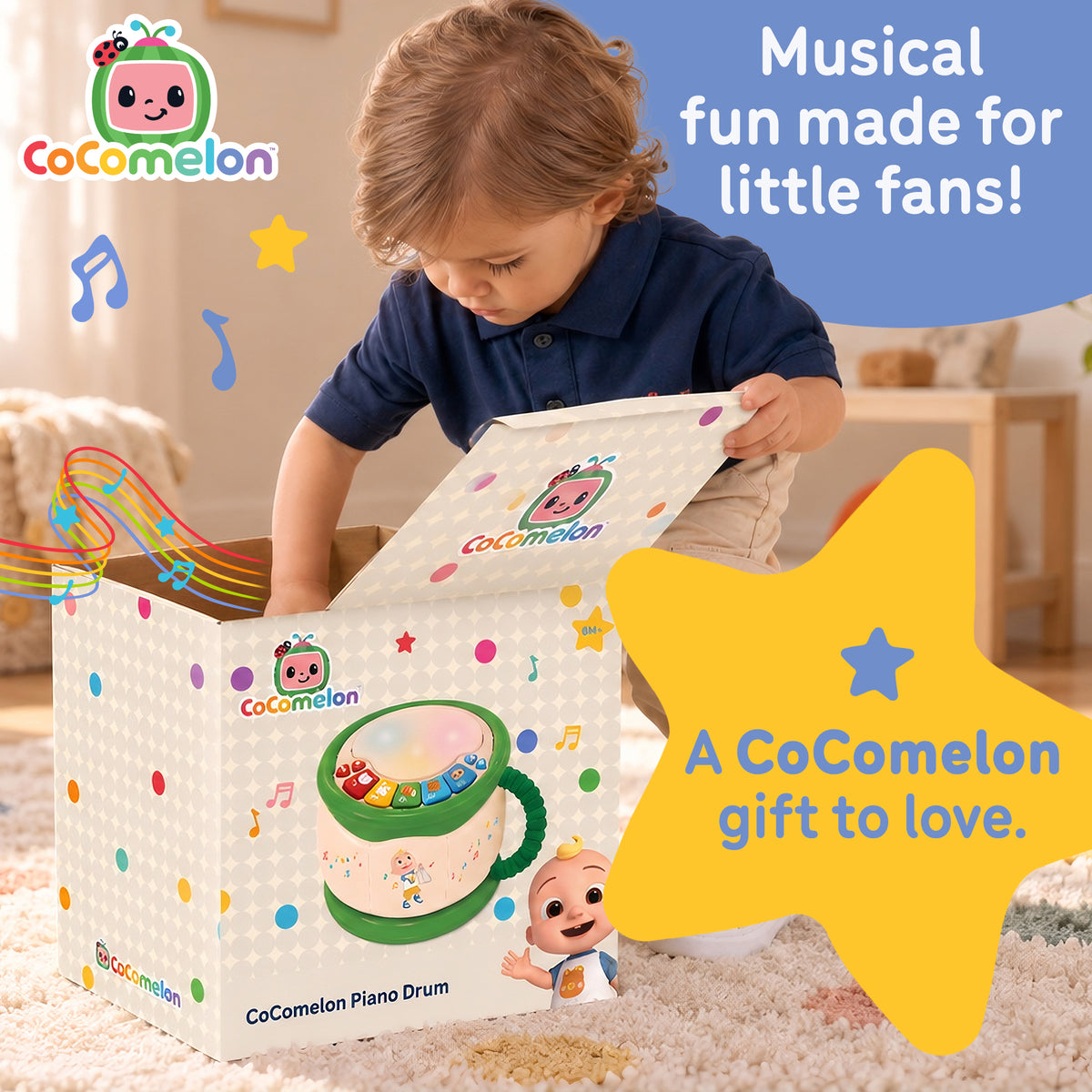 CoComelon Piano Drum