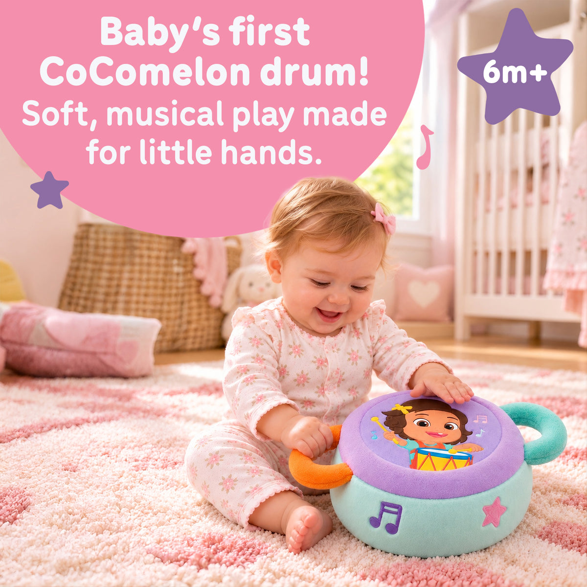 CoComelon Plush Drum – Nina