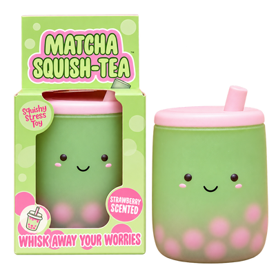 Matcha Squish-Tea Boba Squishy – Scented Stress Toy
