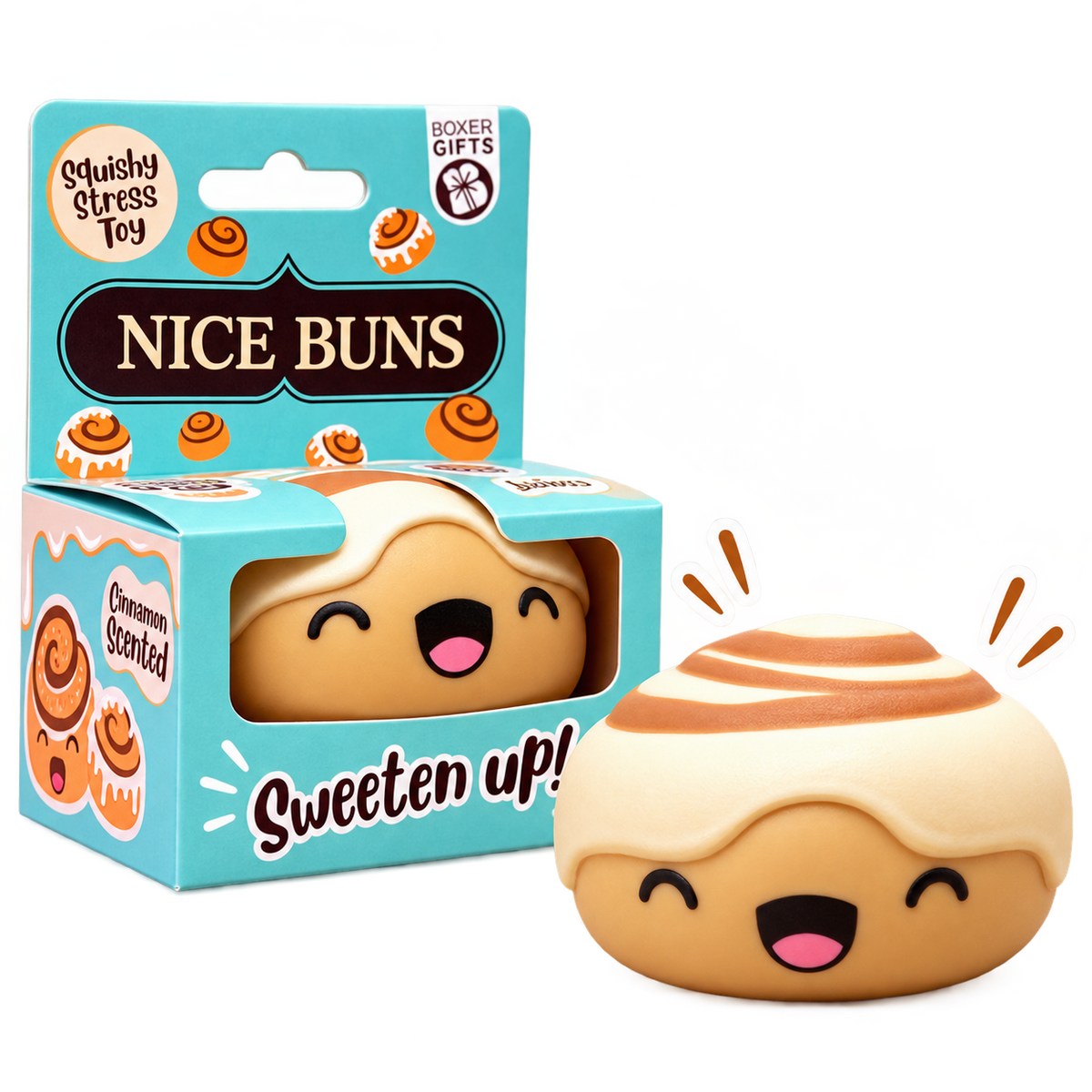 Nice Buns Cinnamon Roll Squishy – Slow Rise Stress Toy