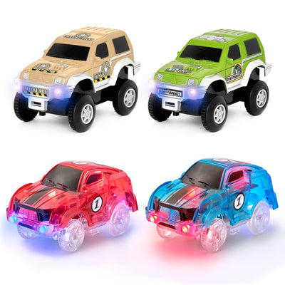 Xtra Racers & 4x4's Bundle – 4 Light-Up Cars